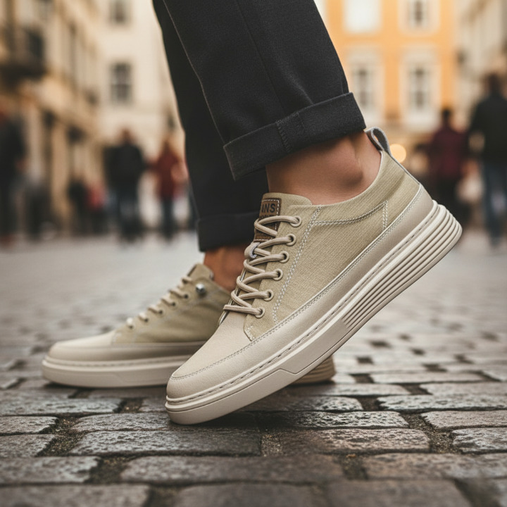 LOUIS & MARGOT | BASKETS EN CUIR POUR HOMME