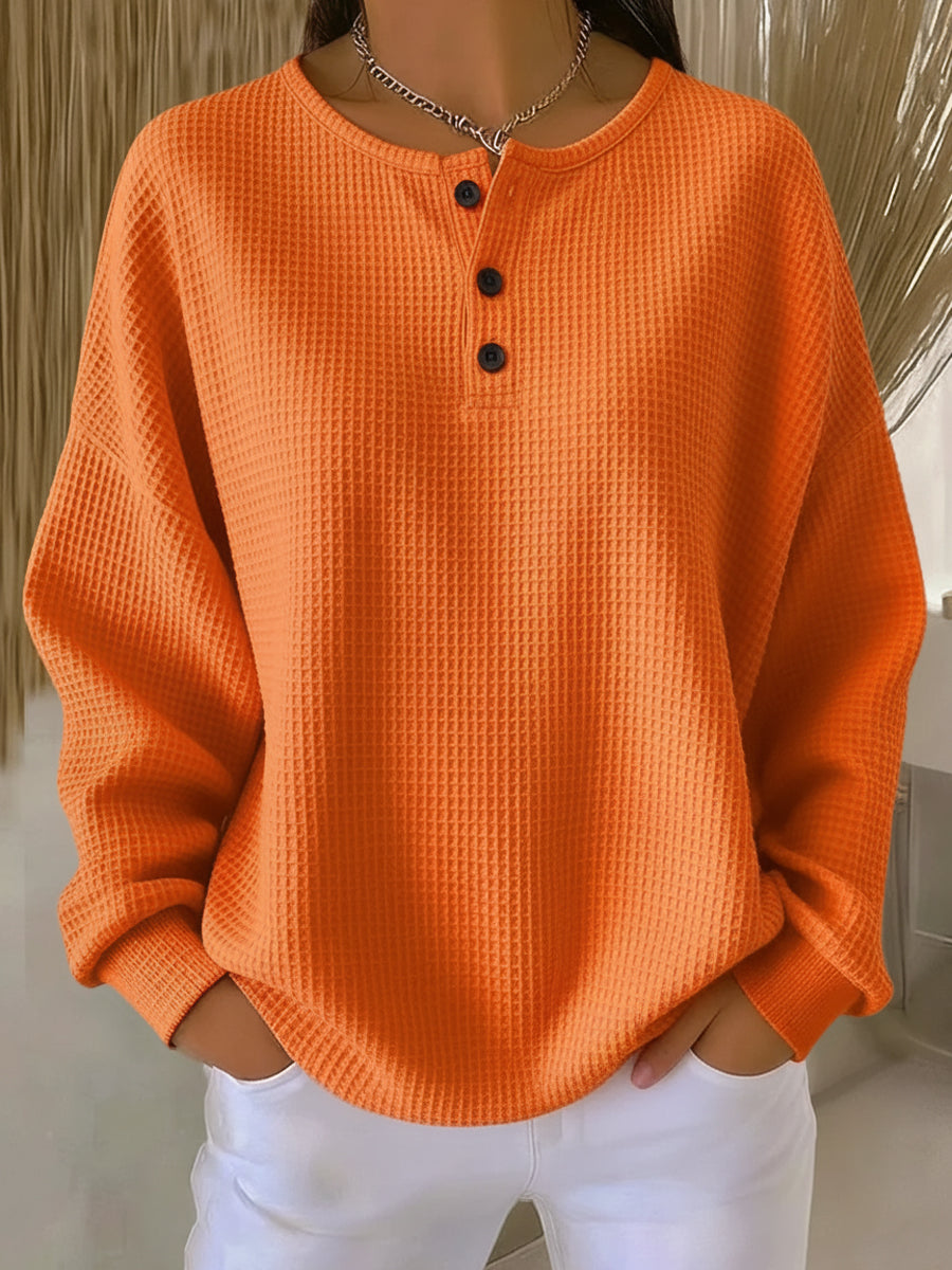 Adèle™ | Sweatshirt à Col Élégant
