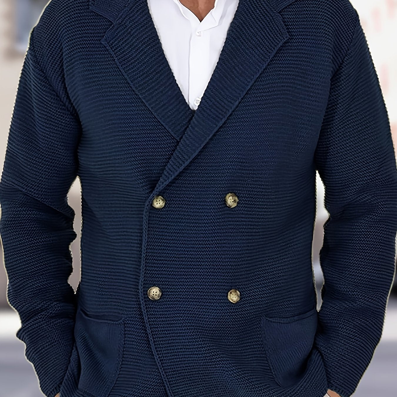 LOUIS & MARGOT | CARDIGAN ÉLÉGANT EN LAINE POUR HOMME