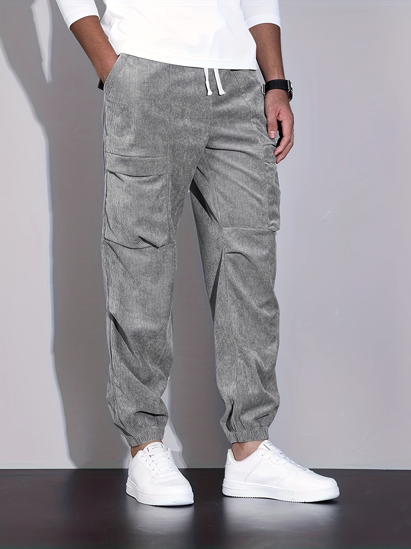 LOUIS & MARGOT | PANTALON CARGO EN CORDUROY