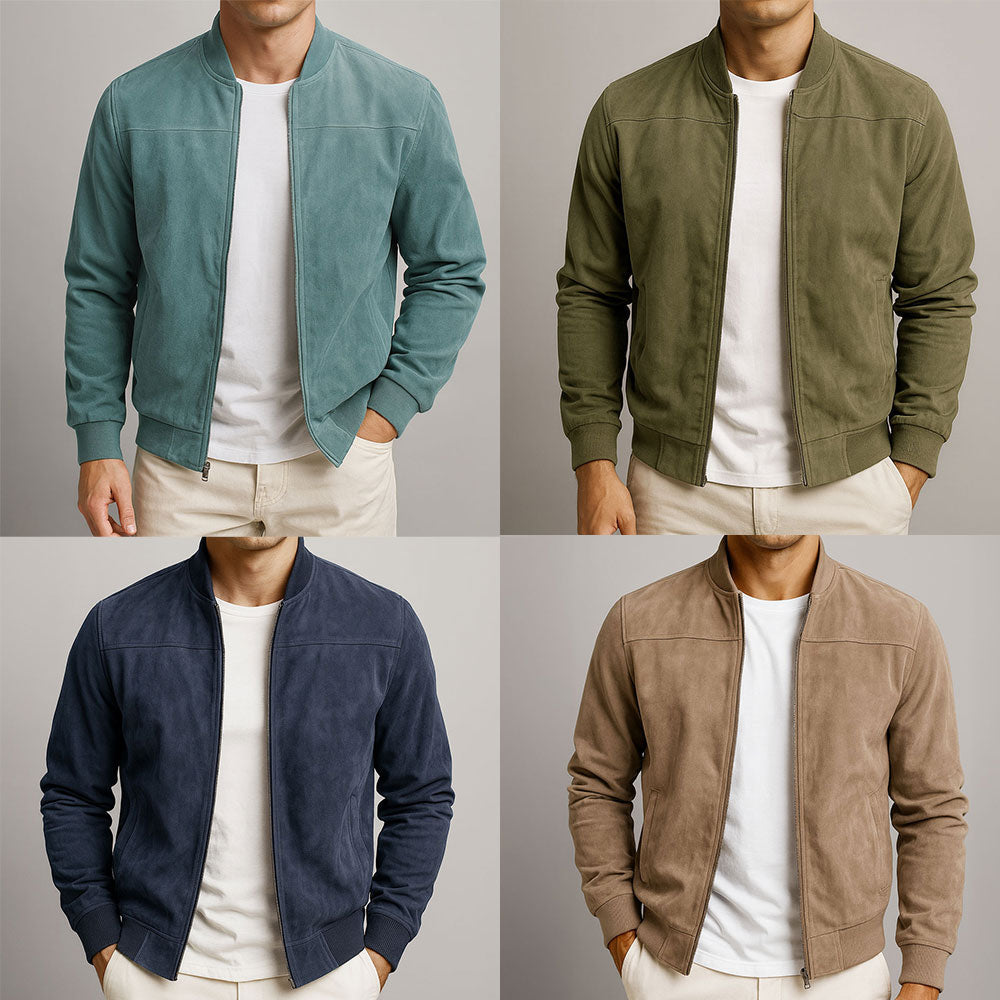 LOUIS & MARGOT | VESTE EN CUIR SUEDE URBAINE