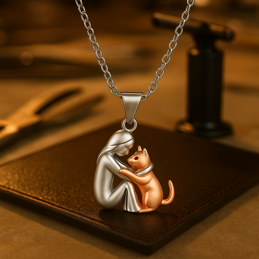 Beth™ - Collier en forme de chat