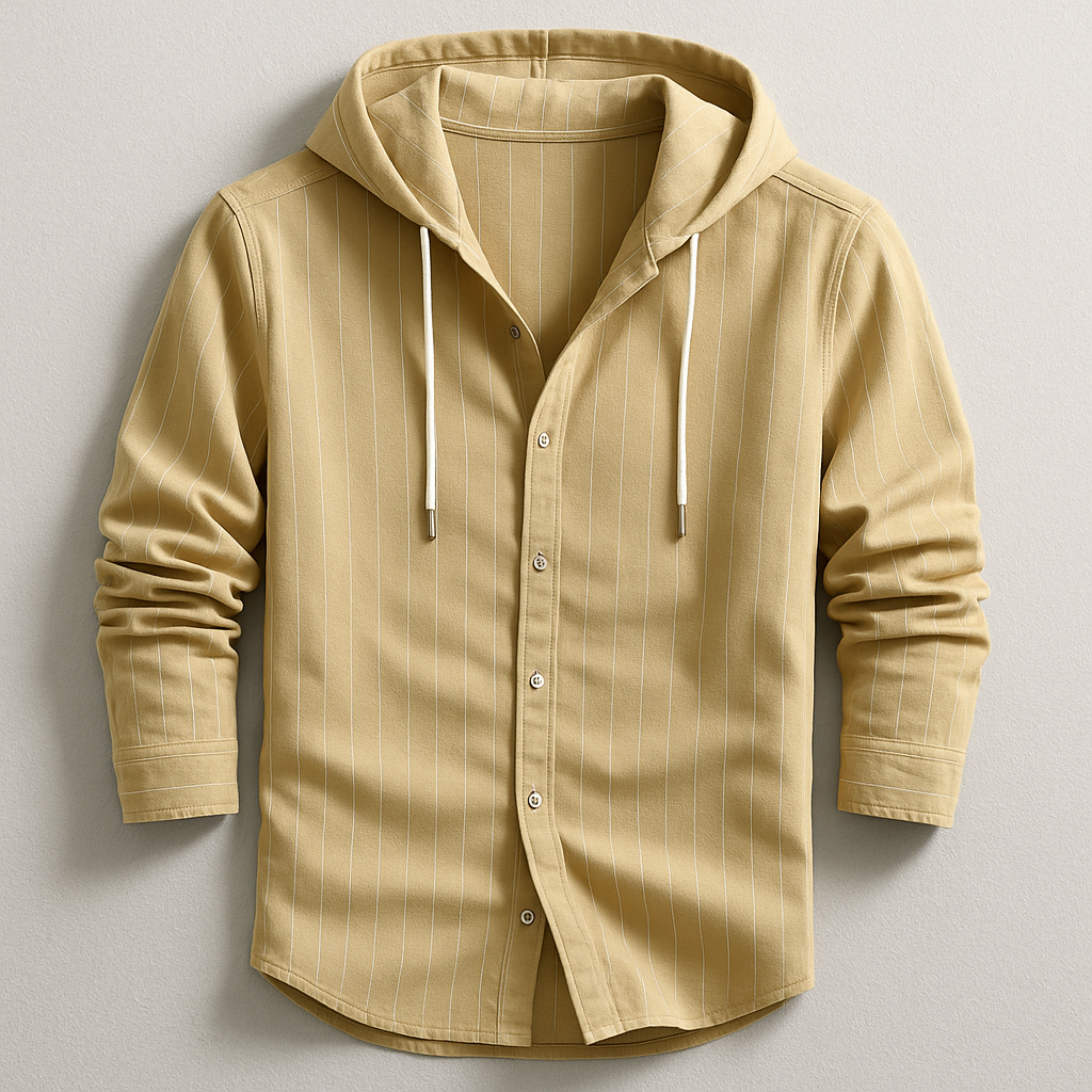 LOUIS & MARGOT | CHEMISE DE LUXE À RAYURES AVEC CAPUCHE