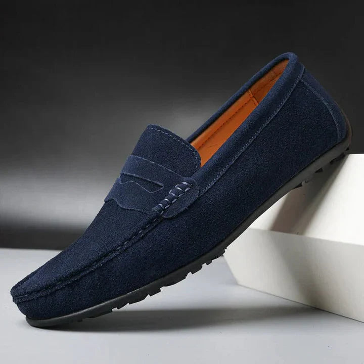 Mocassins en suède Lorenzo