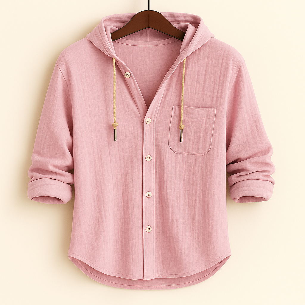 LOUIS & MARGOT | CHEMISE DE LUXE EN COTON DOUX AVEC CAPUCHE