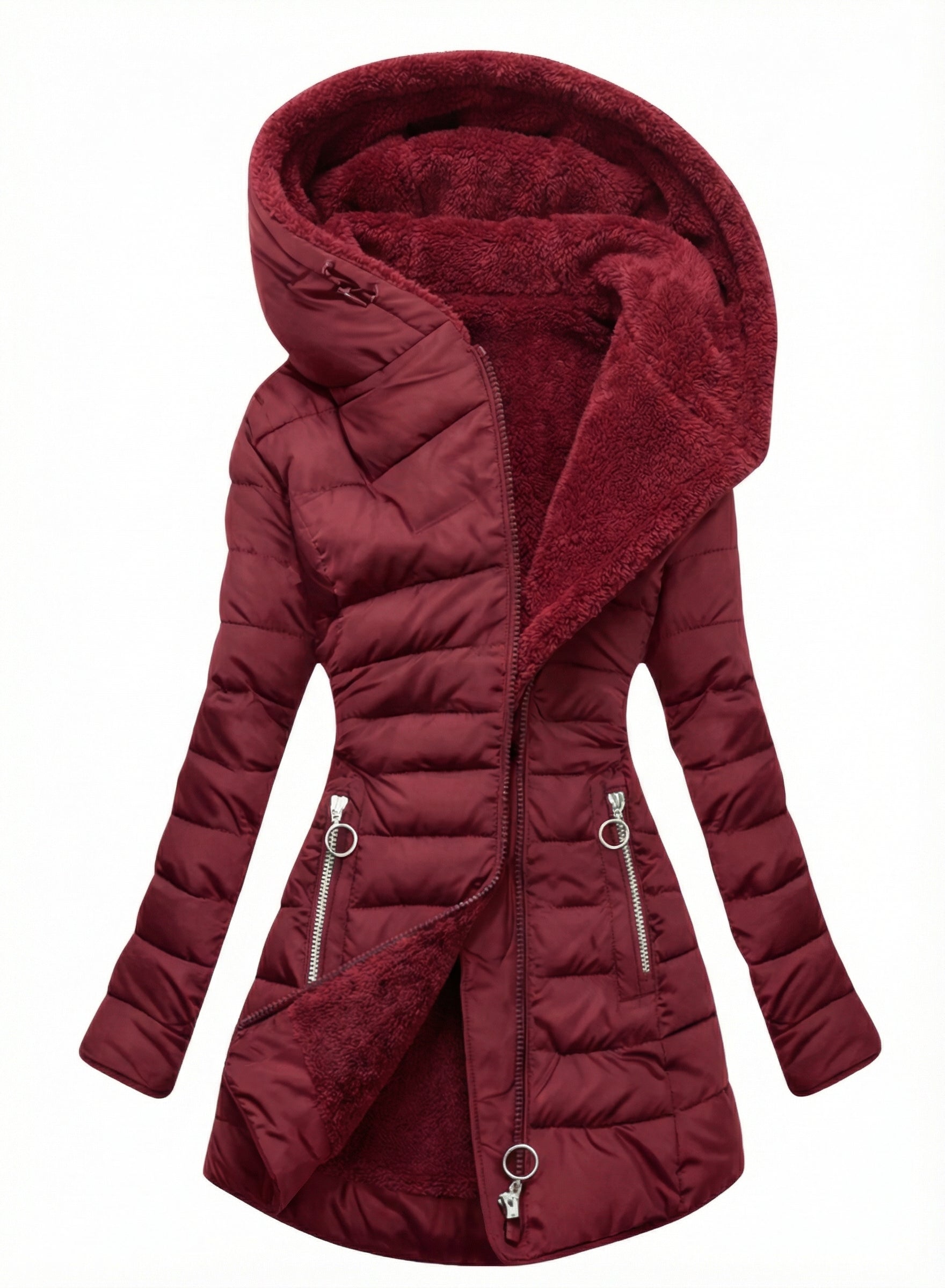 Alexandra™ | Manteau matelassé imperméable avec capuche