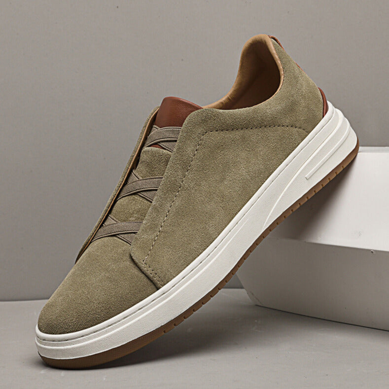 LOUIS & MARGOT | CHAUSSURES SLIP-ON EN DAIM POUR HOMME