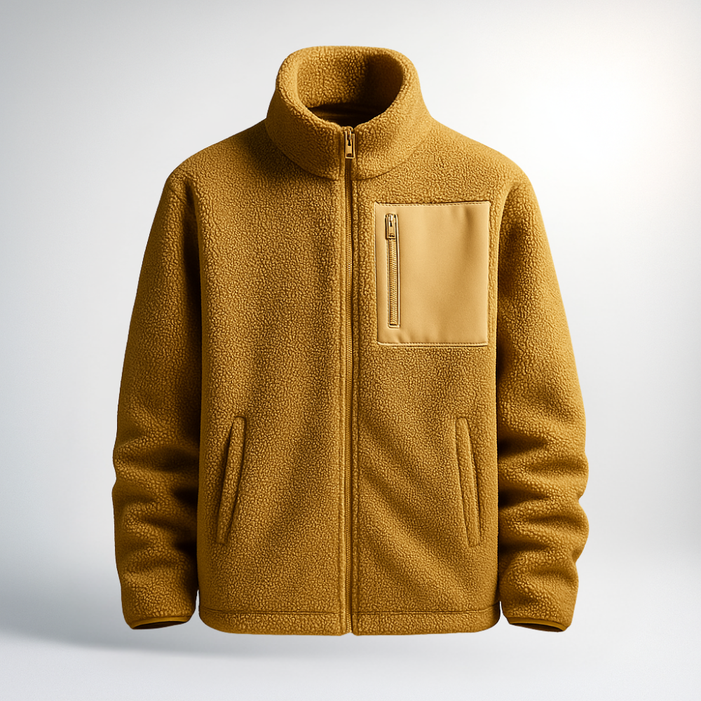 LOUIS & MARGOT | VESTE EN POLAIRE AVEC ZIP POUR HOMMES