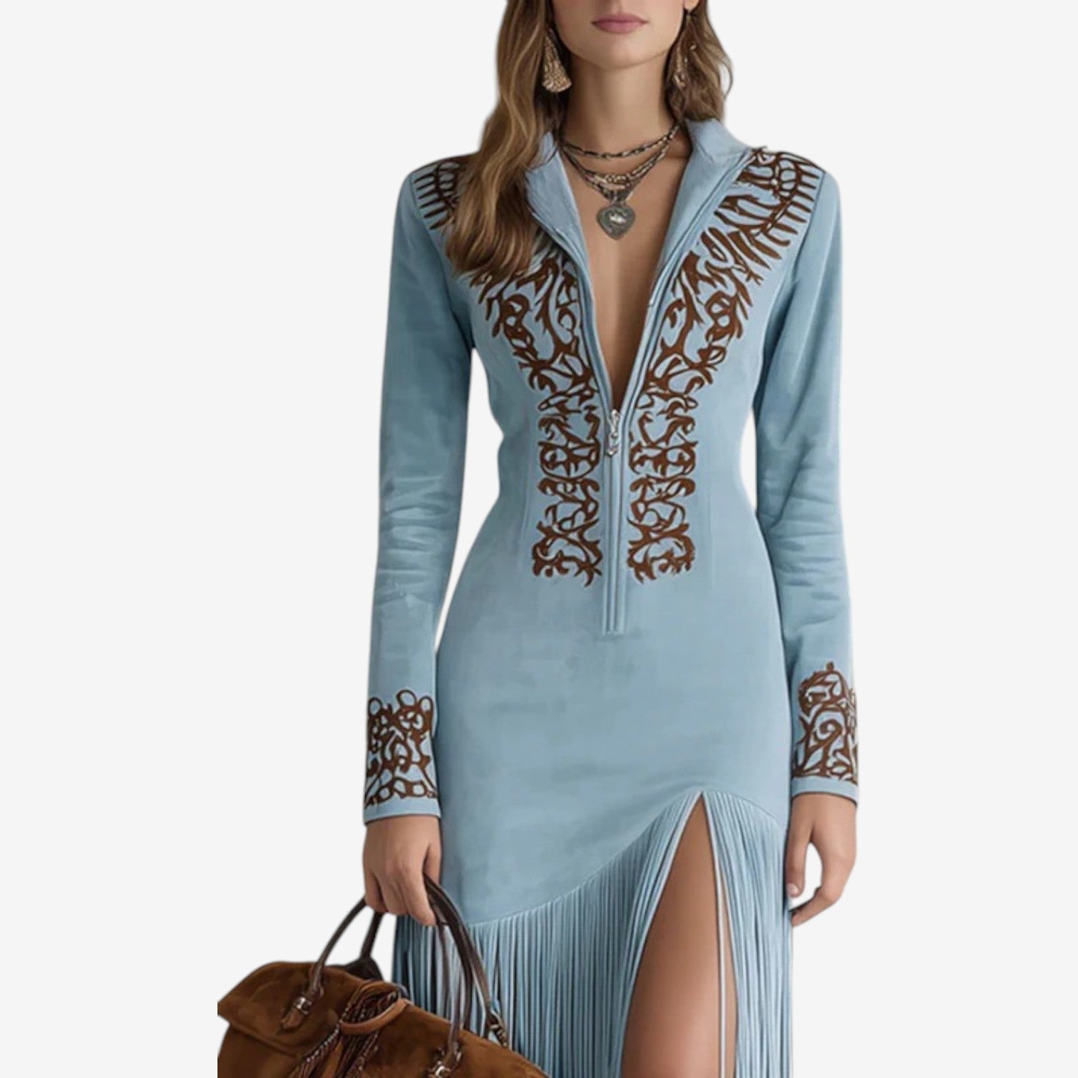 Boisset™ Robe ethnique