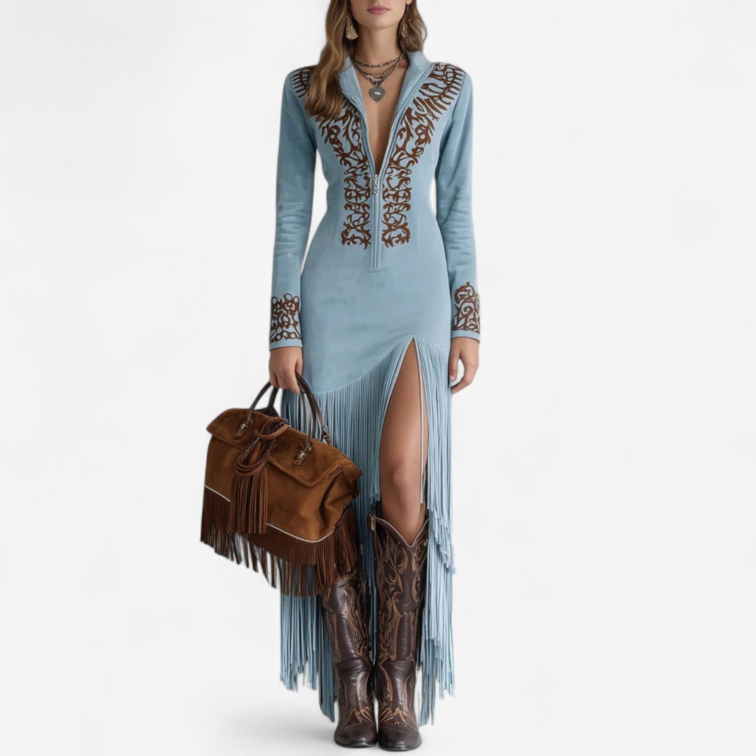 Boisset™ Robe ethnique