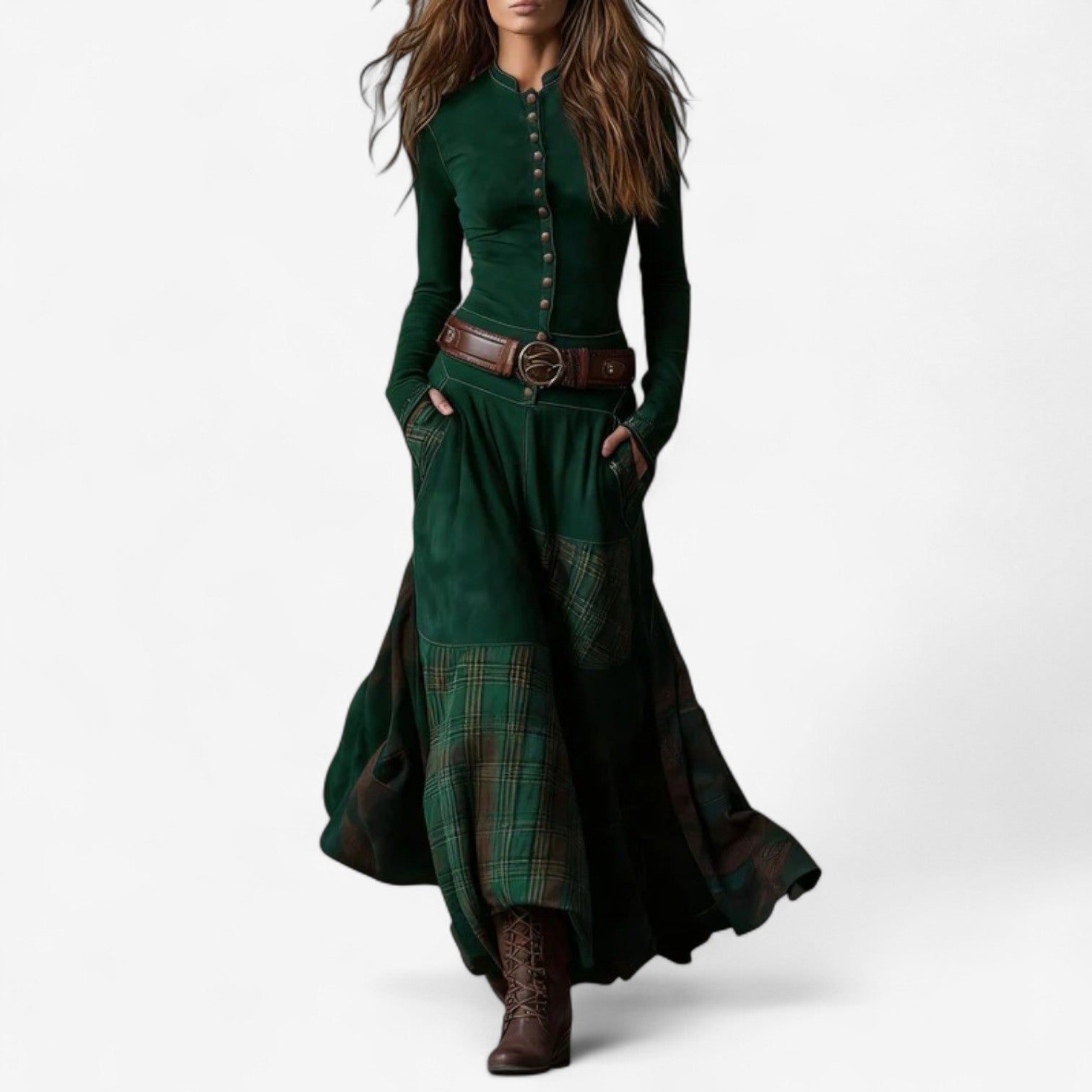 Garnier™ Robe en daim