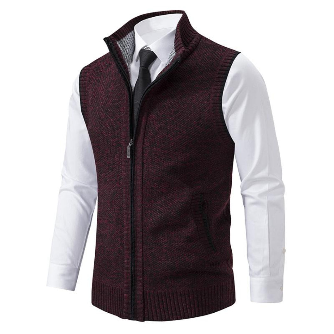 LOUIS & MARGOT | GILET EN MAILLE CLASSIQUE