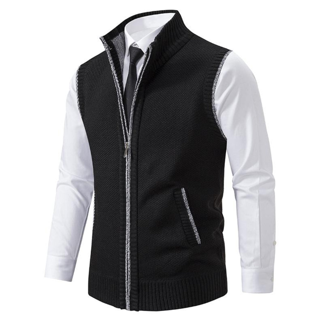 LOUIS & MARGOT | GILET EN MAILLE CLASSIQUE