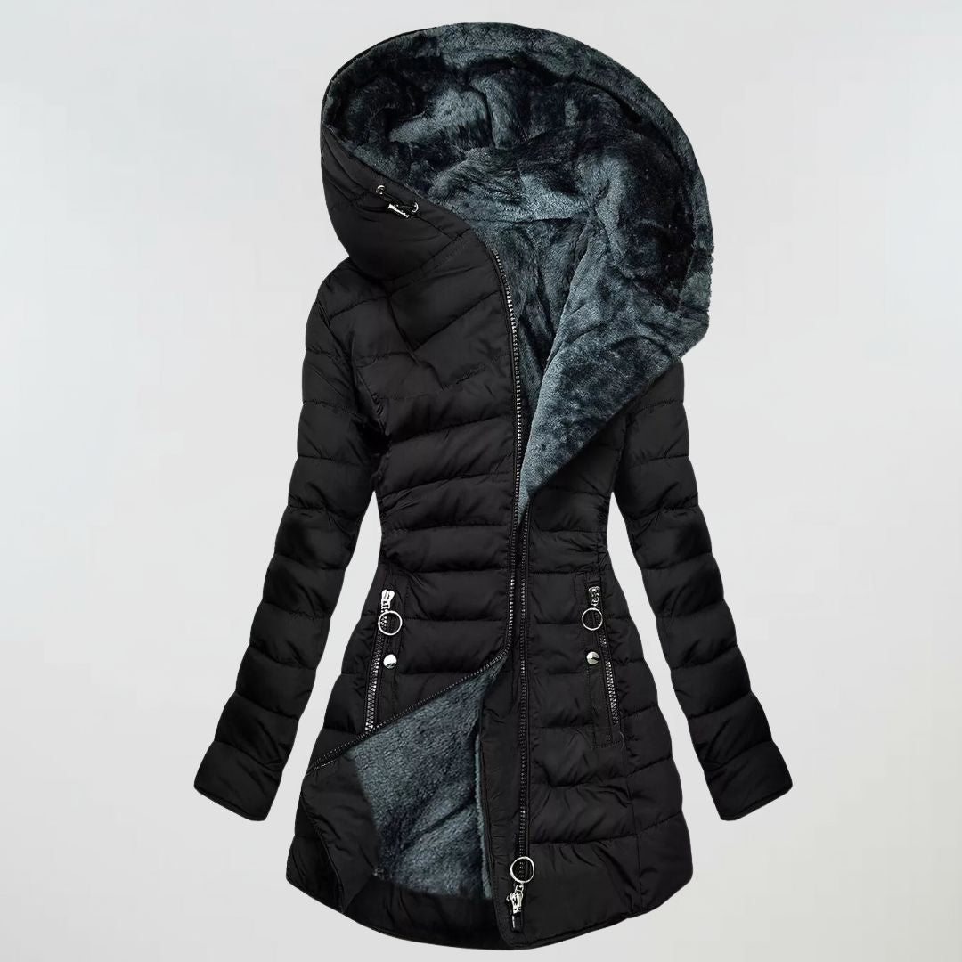 Alexandra™ | Manteau matelassé imperméable avec capuche