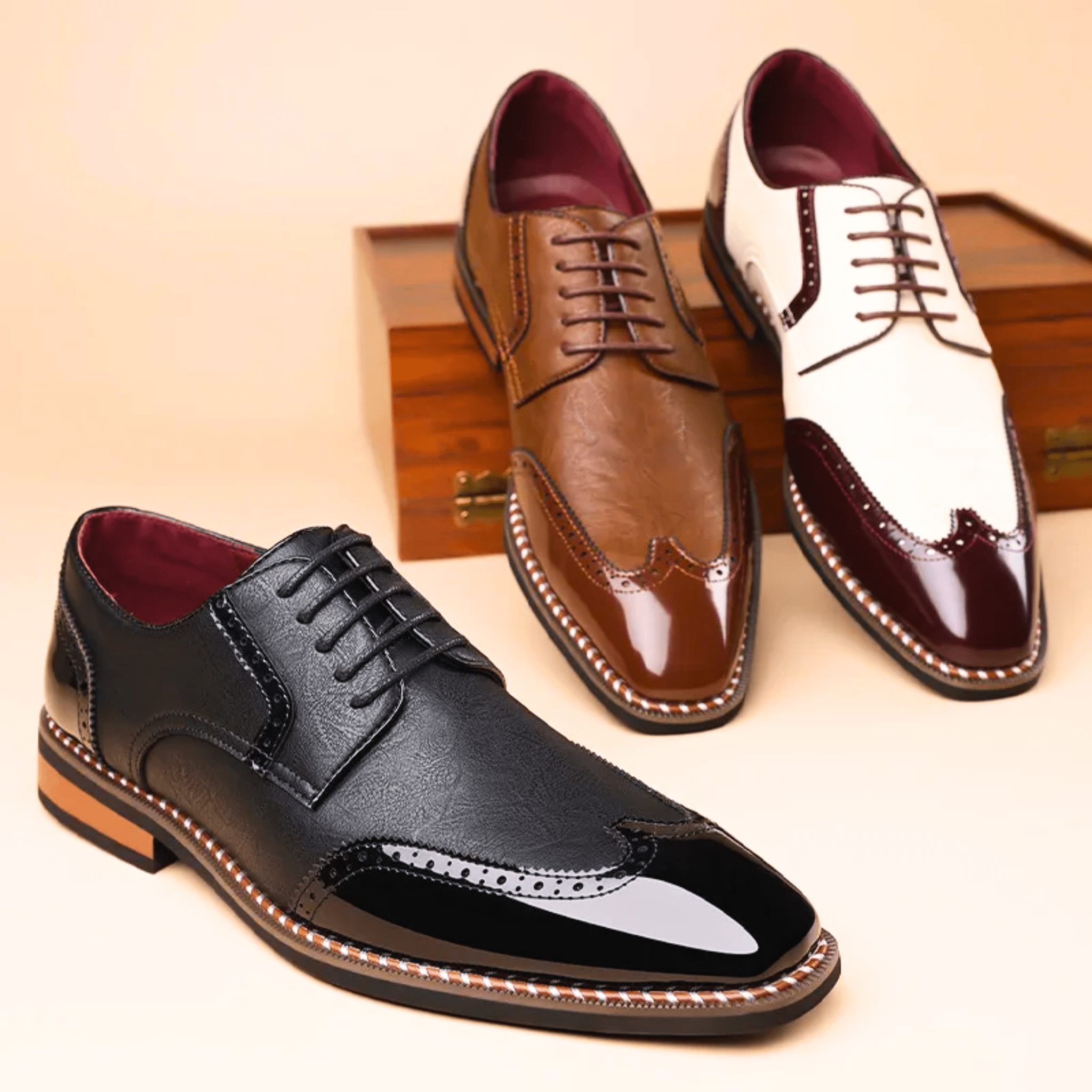LOUIS & MARGOT | CHAUSSURES BICOLORE POUR HOMME