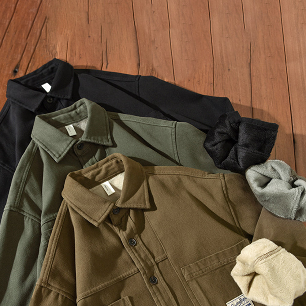 LOUIS & MARGOT | CHEMISE CARGO EN POLAIRE POUR HOMME