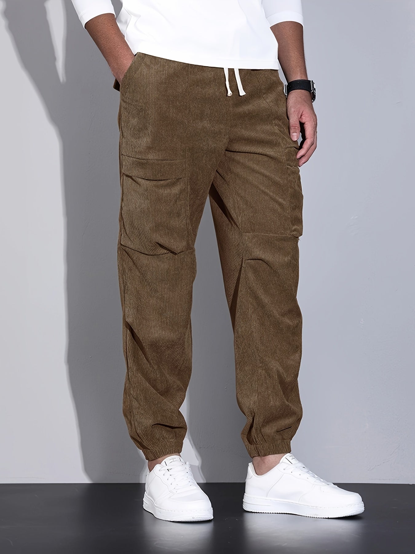 LOUIS & MARGOT | PANTALON CARGO EN CORDUROY