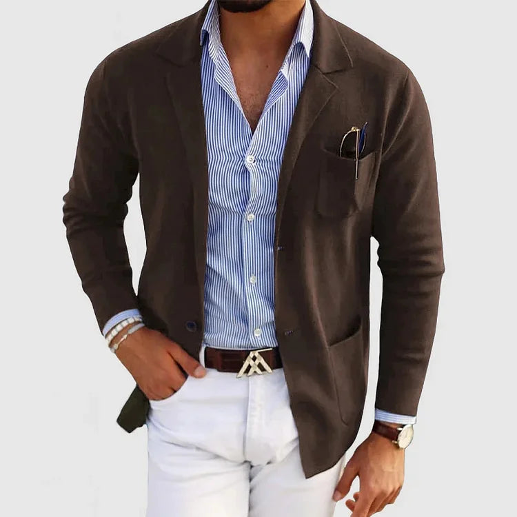LOUIS & MARGOT | BLAZER LUXUEUX POUR HOMME EN MATÉRIAU SOUPLE