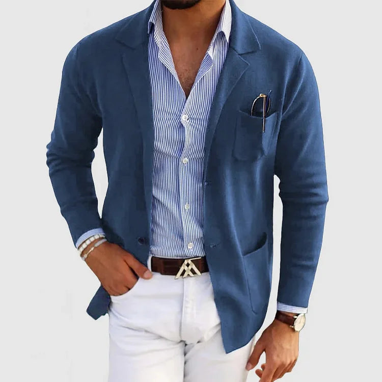 LOUIS & MARGOT | BLAZER LUXUEUX POUR HOMME EN MATÉRIAU SOUPLE