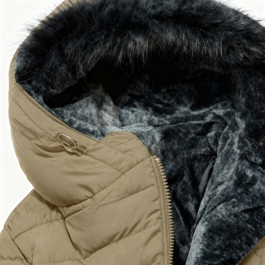 Alexandra™ | Manteau matelassé imperméable avec capuche