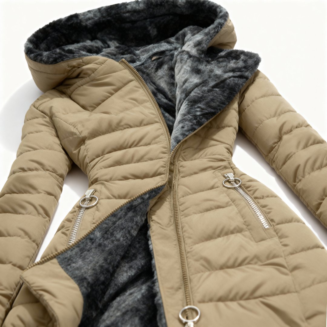 Alexandra™ | Manteau matelassé imperméable avec capuche