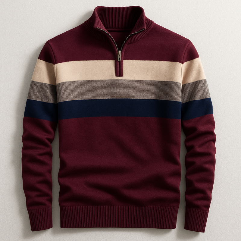 LOUIS & MARGOT | PULLOVER AVEC ZIP POUR HOMME