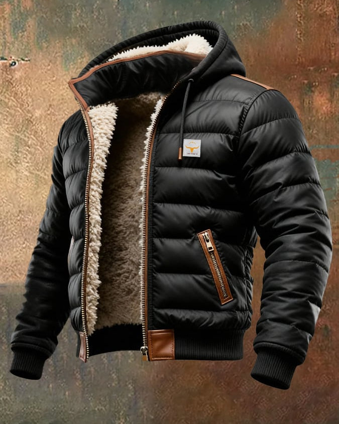 LOUIS & MARGOT | ÉLÉGANTE VESTE MATELASSÉE SHERPA POUR HOMME