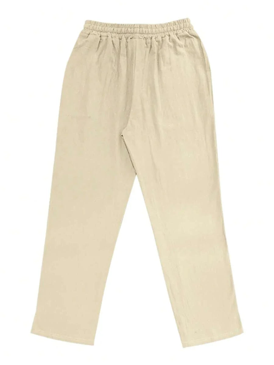 MATHIS | PANTALON LÉGER EN LIN AVEC CORDON