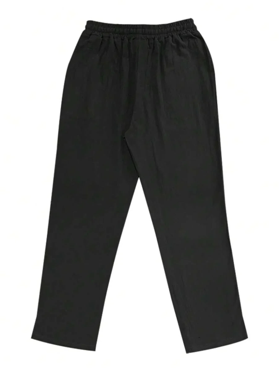 MATHIS | PANTALON LÉGER EN LIN AVEC CORDON