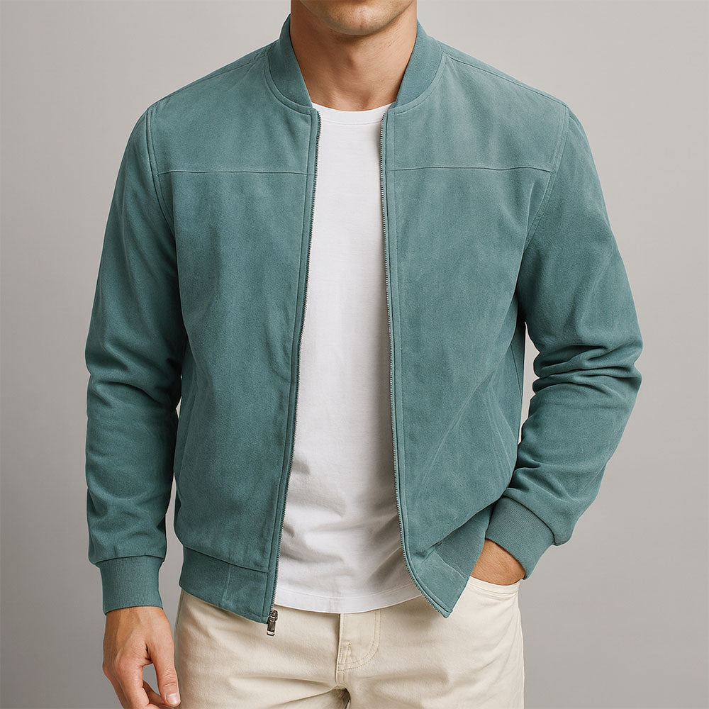 LOUIS & MARGOT | VESTE EN CUIR SUEDE URBAINE