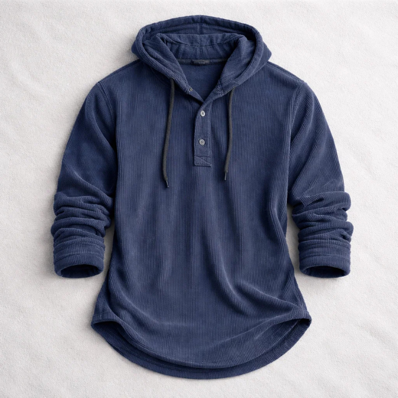 LOUIS & MARGOT | SWEAT À CAPUCHE EN VELOURS CÔTELÉ POUR HOMME