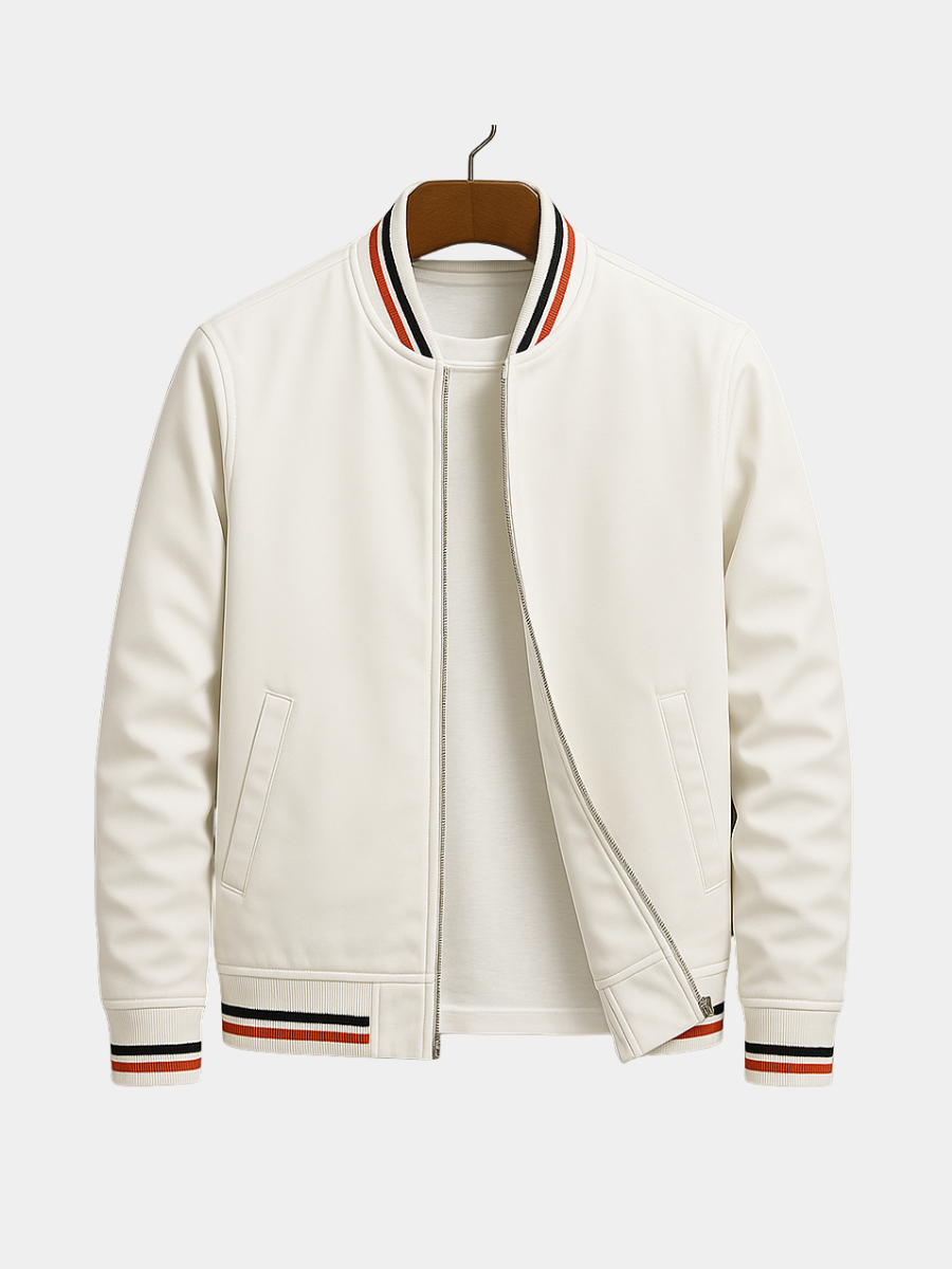 LOUIS & MARGOT | VESTE BOMBER D'ÉTÉ AVEC RAYURES