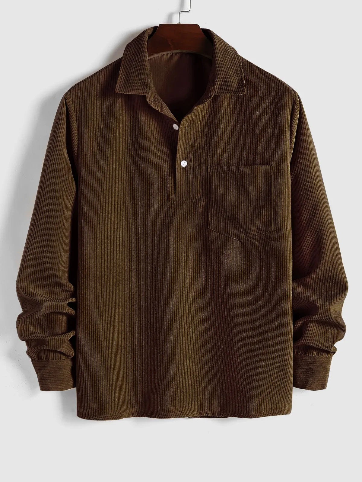LOUIS & MARGOT | CHEMISE MANCHES LONGUES DEMI-BOUTONS POUR HOMME
