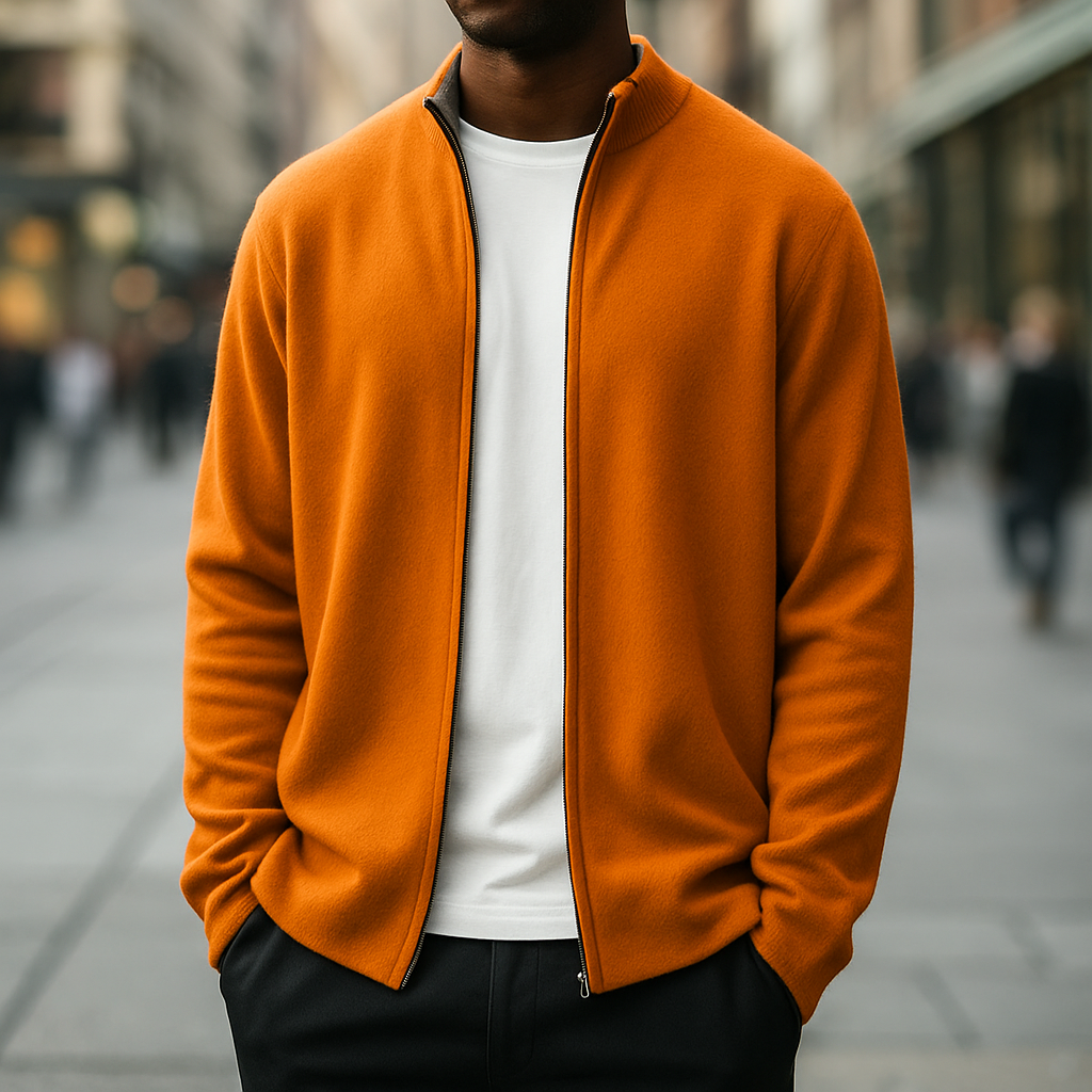 LOUIS & MARGOT | CARDIGAN ZIPPÉ EN MAILLE POUR HOMME