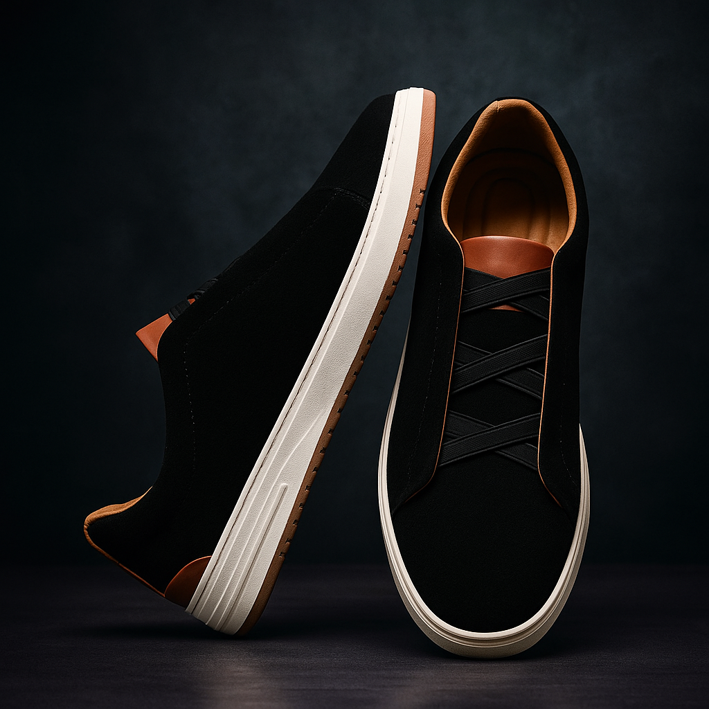 LOUIS & MARGOT | CHAUSSURES SANS LACETS EN DAIM POUR HOMME