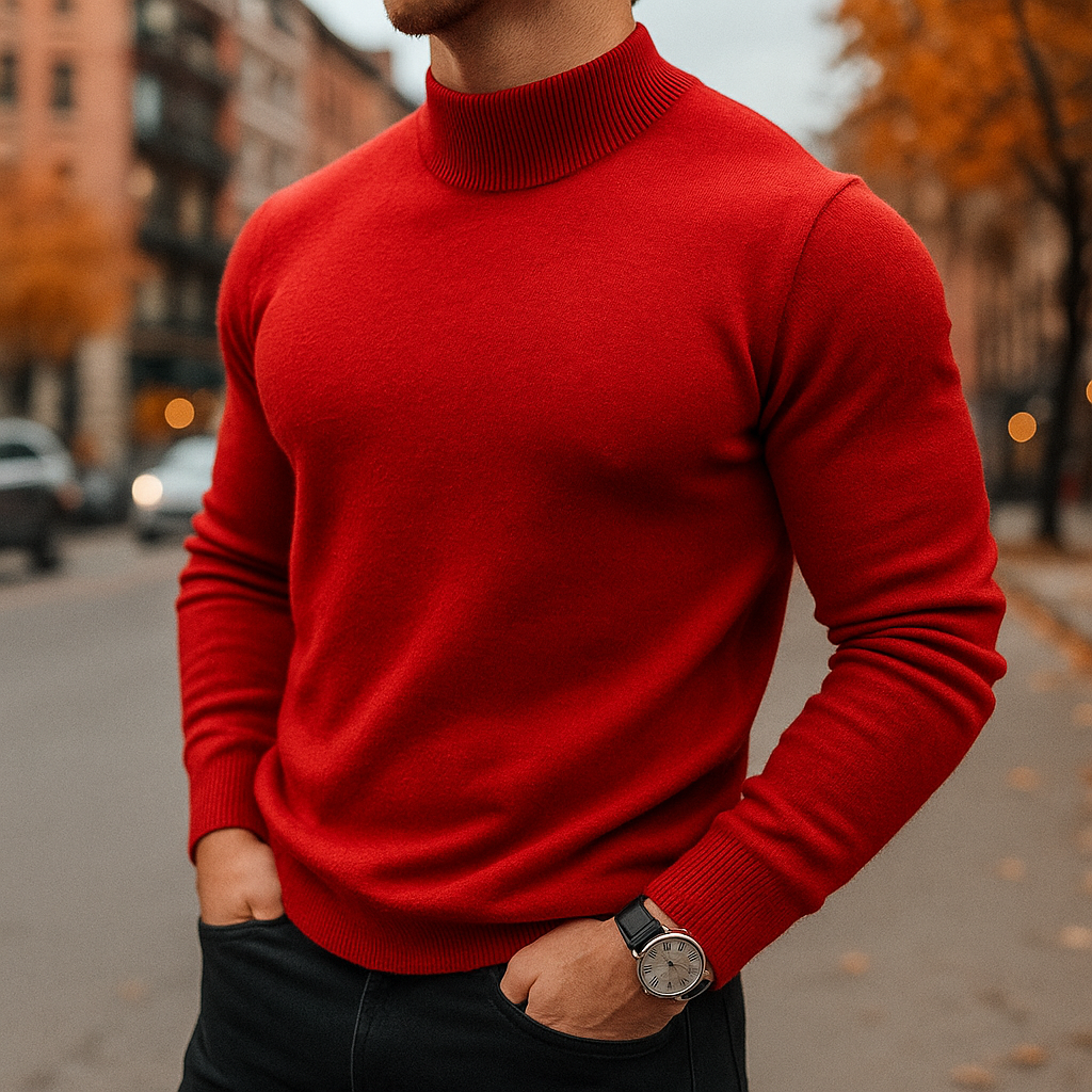 LOUIS & MARGOT | PULL DEMI-COL POUR HOMMES