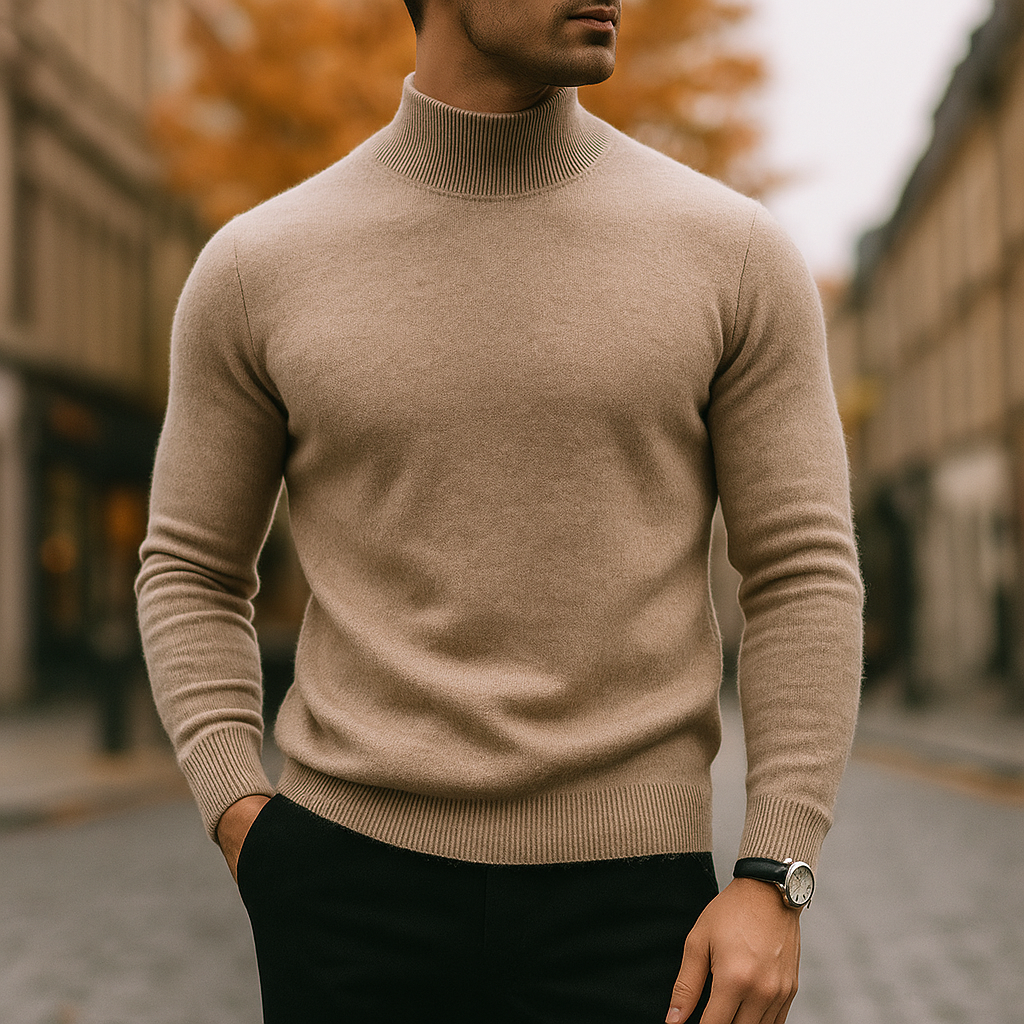 LOUIS & MARGOT | PULL À COL EN LAINE POUR HOMME
