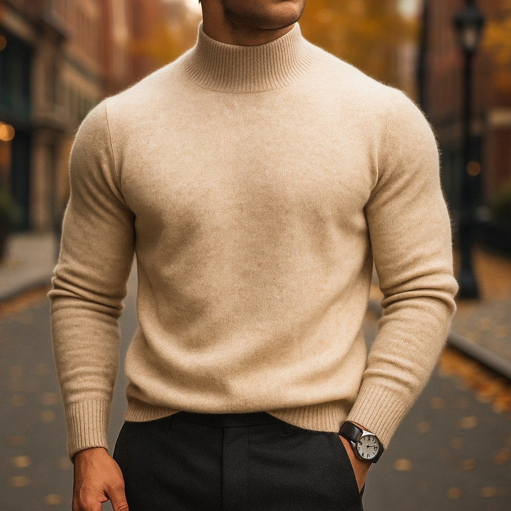 LOUIS & MARGOT | PULL À COL EN LAINE POUR HOMME