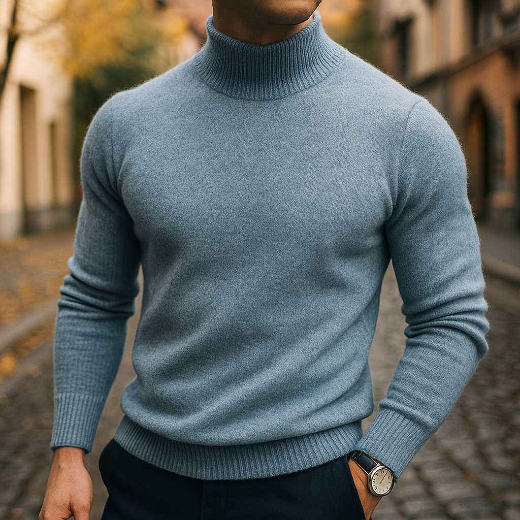 LOUIS & MARGOT | PULL À COL EN LAINE POUR HOMME