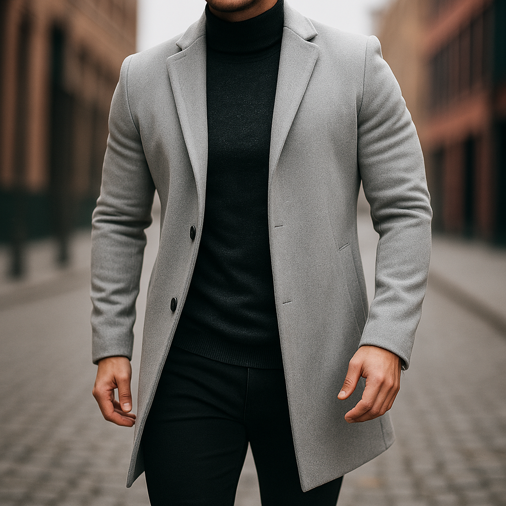 LOUIS & MARGOT | TRENCH EN LAINE POUR HOMMES