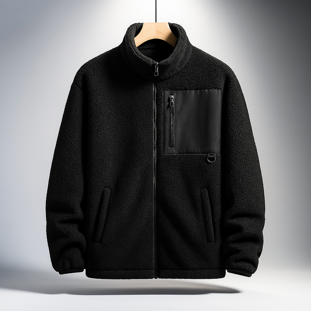 LOUIS & MARGOT | VESTE EN POLAIRE AVEC ZIP POUR HOMMES