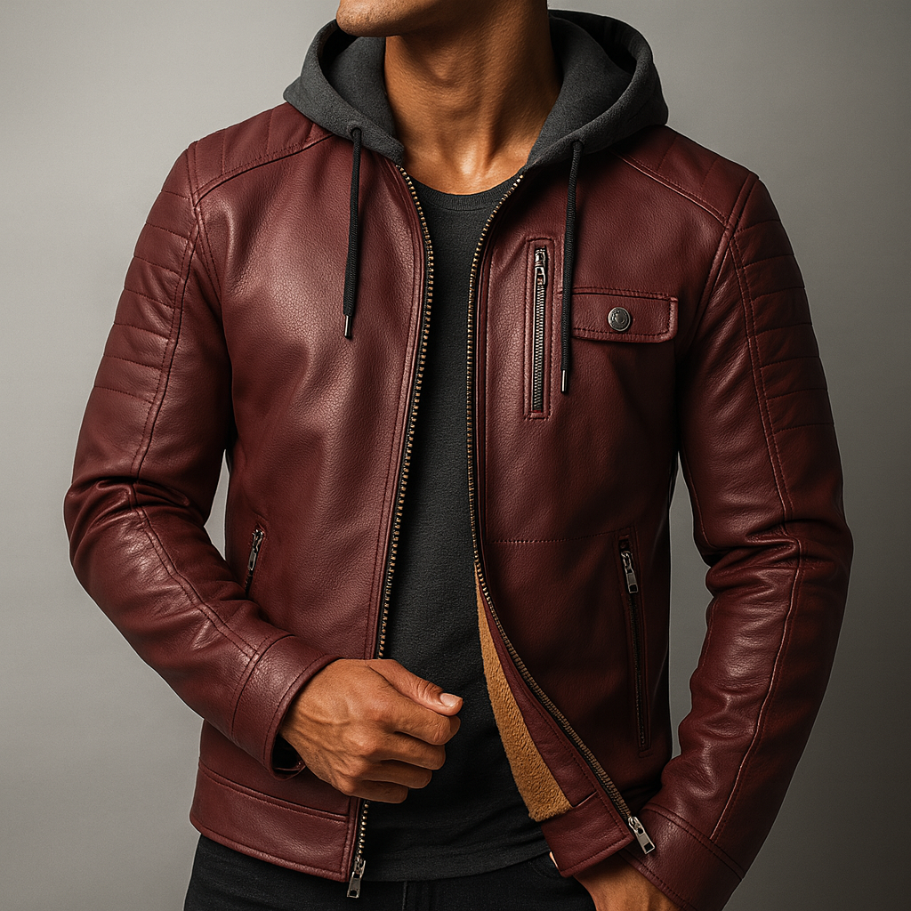 LOUIS & MARGOT | VESTE À CAPUCHE ÉLÉGANTE ET RAFFINÉE POUR HOMME