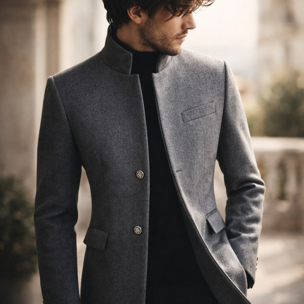 LOUIS & MARGOT | MANTEAU COL MONTANT POUR HOMME
