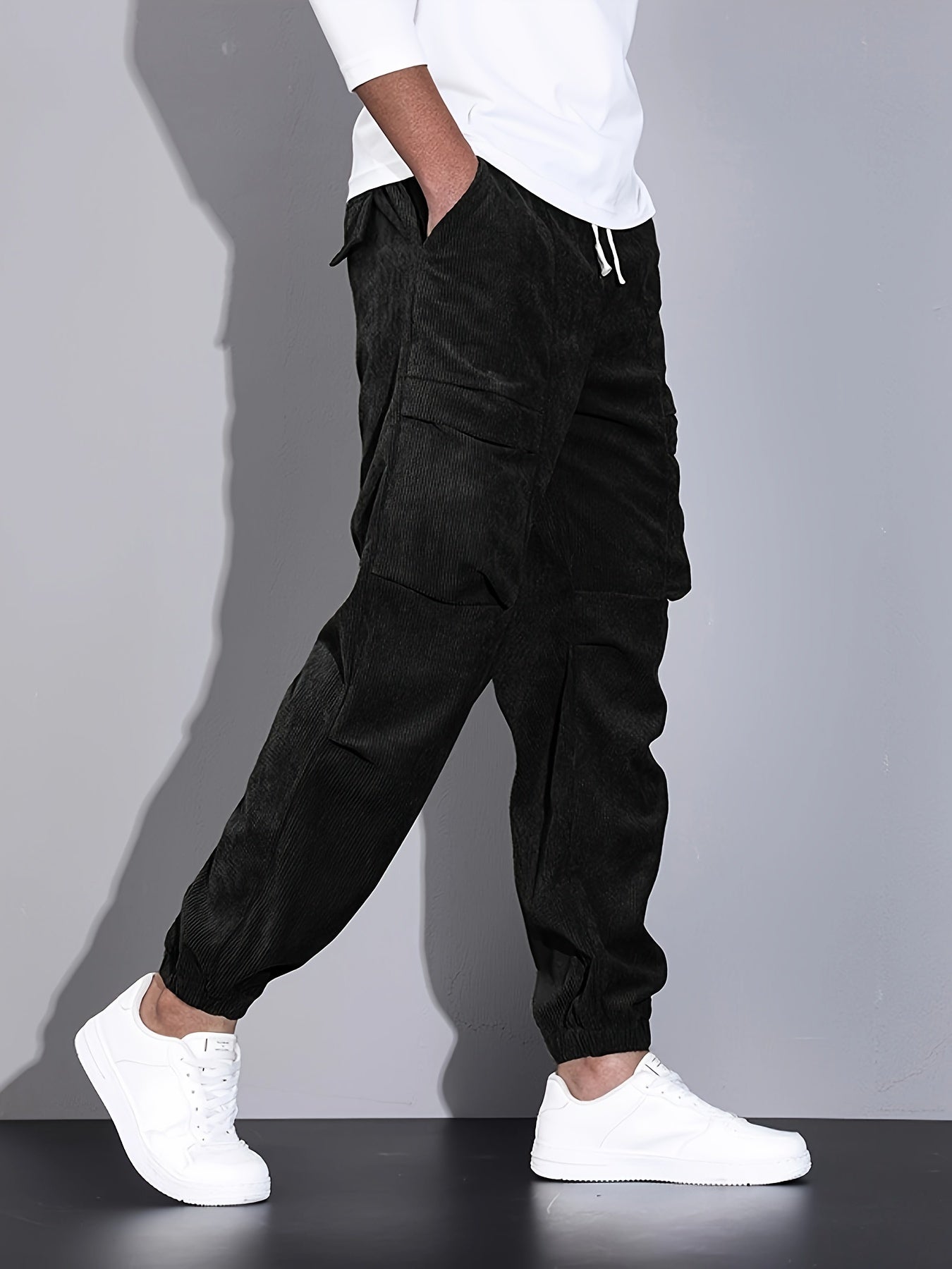 LOUIS & MARGOT | PANTALON CARGO EN CORDUROY
