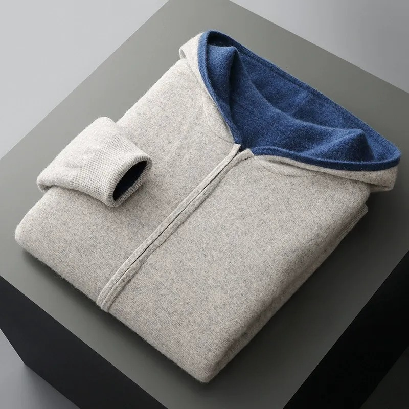 LOUIS & MARGOT | SWEAT EN LAINE AVEC CAPUCHE POUR HOMME