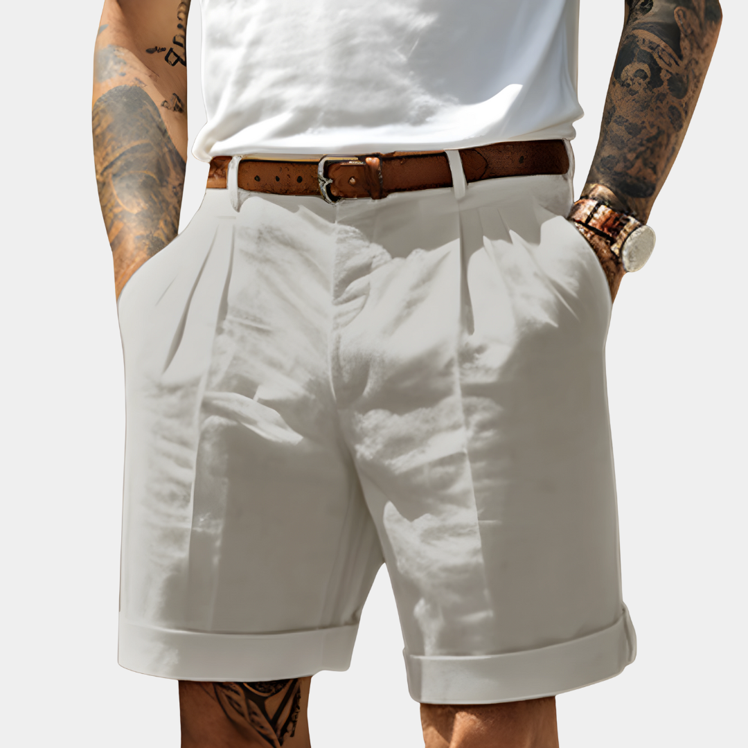 LOUIS & MARGOT | BERMUDAS ÉLÉGANTS EN COTON RESPIRANT