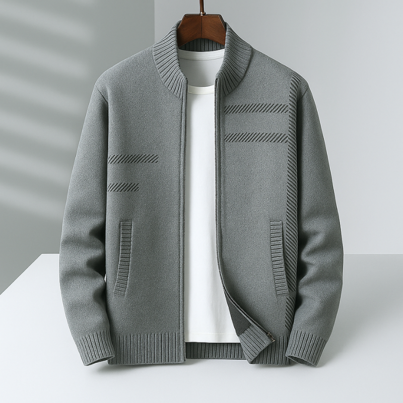 LOUIS & MARGOT | VESTE EN MAILLE ZIPPÉE POUR HOMME