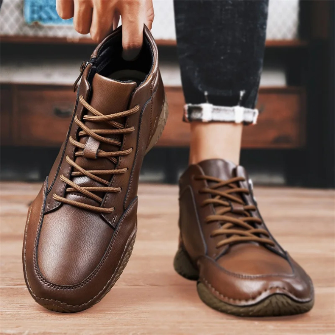LOUIS & MARGOT | BOTTES EN CUIR ROBUSTES POUR HOMMES