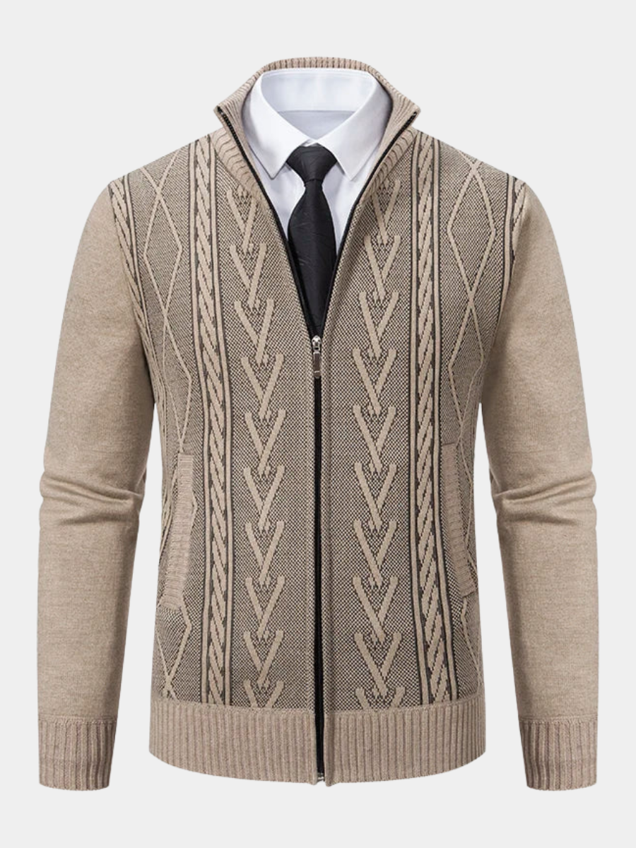 LOUIS & MARGOT | GILET HOMME AVEC ZIP DE LUXE