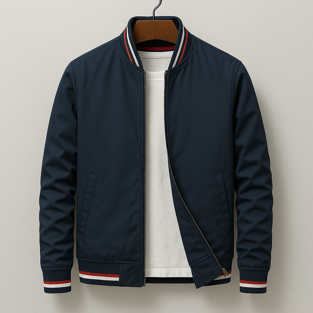 LOUIS & MARGOT | VESTE BOMBER D'ÉTÉ AVEC RAYURES